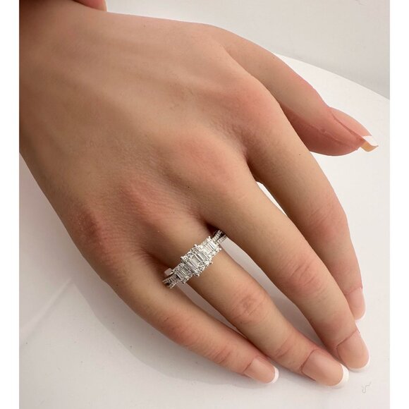 Stunning 1/2 Carat VS Lab Diamond Ring with Digital Appraisal Size 10 - Picture 7 of 16